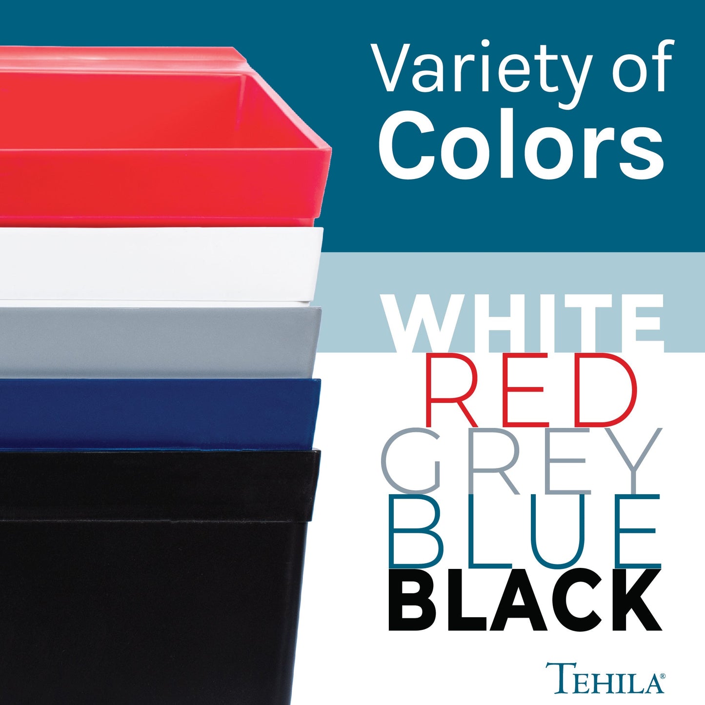 Tehila Standard Freestanding Grey Utility Sink with Black Legs, No Supply Lines