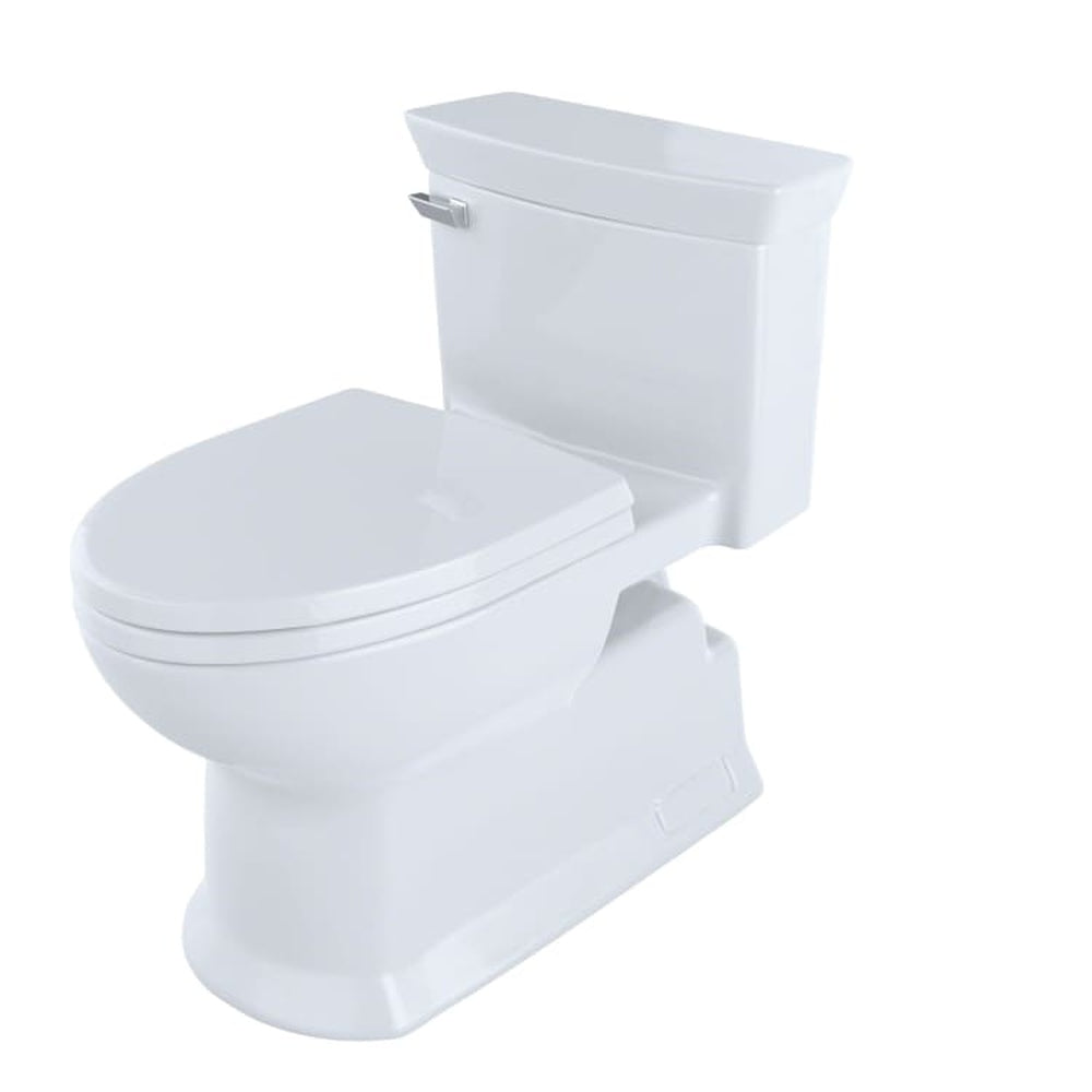 Toto MS964214CEF#51- Eco Soiree One Piece Toilet Ebony-Chrome Plated Trip Lever