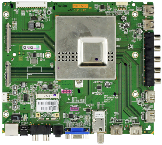 Y8385904S Vizio Main Board, 0160CAP00100ST, 1P-0127X01-4012, E701I-A3, E701I-A3E