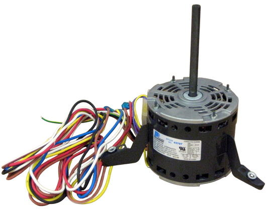 43787 A/C Blower Motor 1/2 HP 115 V 1075 RPM for Goodman B1340020S (Refurbished)