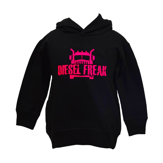 Truckin Freak Black & Pink Youth Hoodie