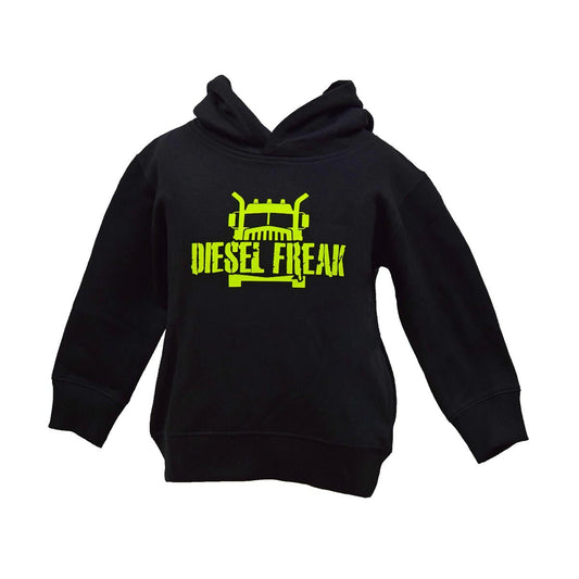 Truckin Freak Yellow & Black Youth Hoodie