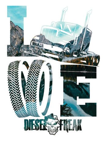 Truckin Love Mt. Lake Decal
