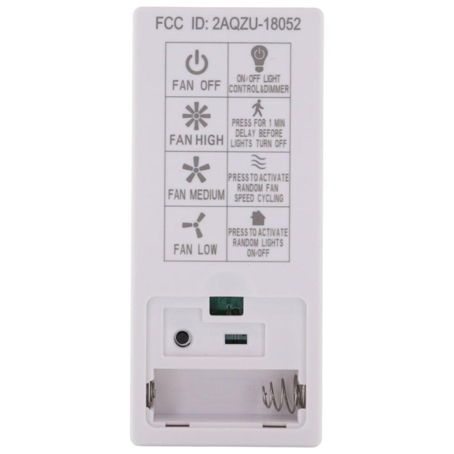 Anderic RRTRA049G1M Replacement Ceiling Fan Remote Control For Harbor Breeze 2AQZU-18052 | 304 MHz