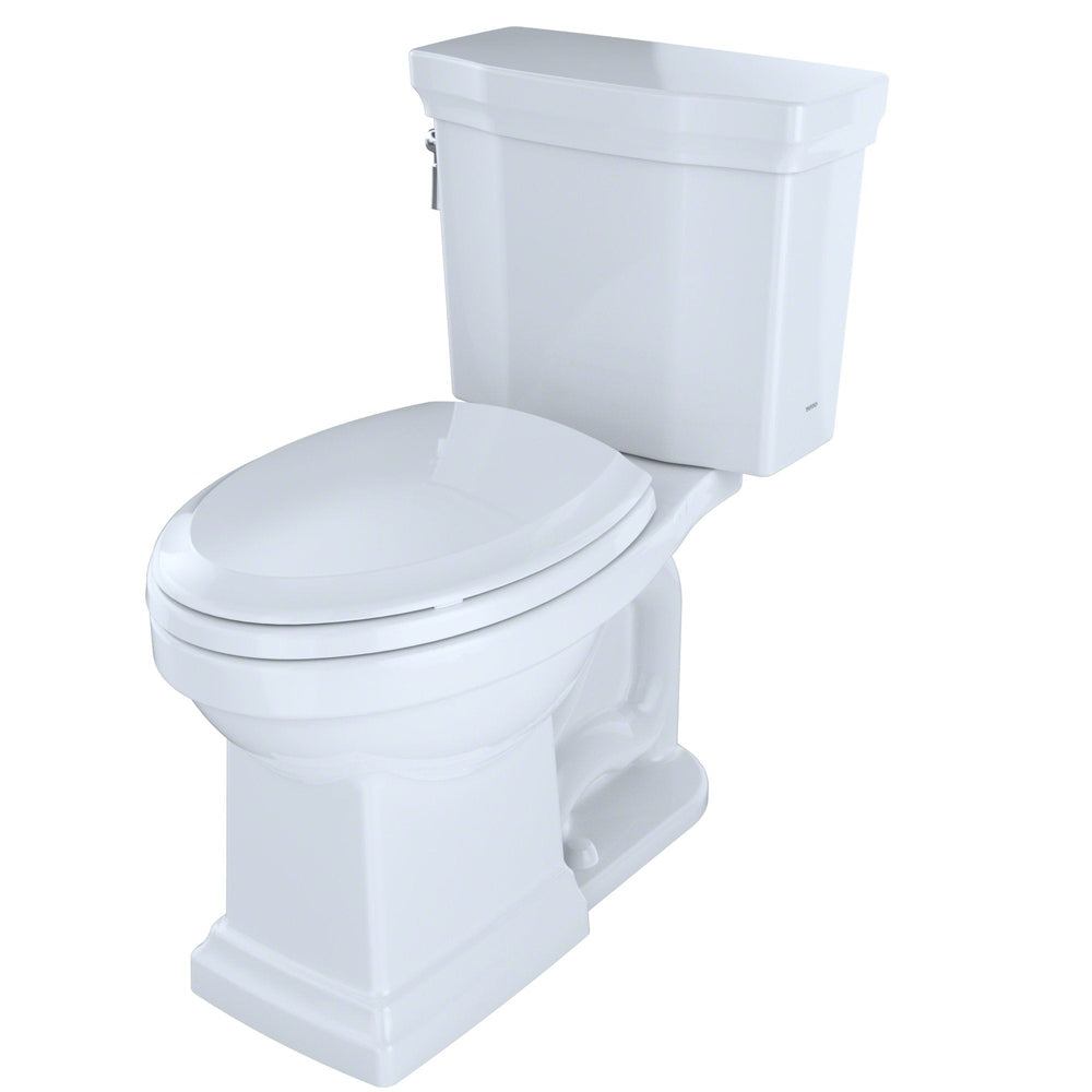 TOTO Promenade II Two-Piece Elongated 1.28 GPF Toilet, Cotton White, CST404CEFG#01
