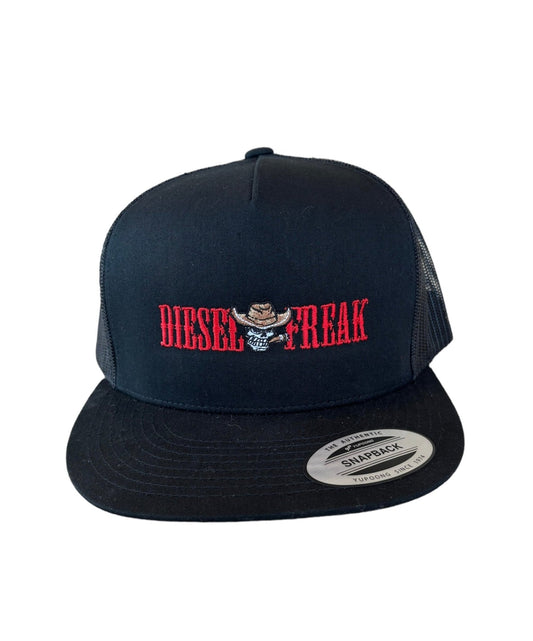 Wanted Diesel Freak Snapback Hat - Red