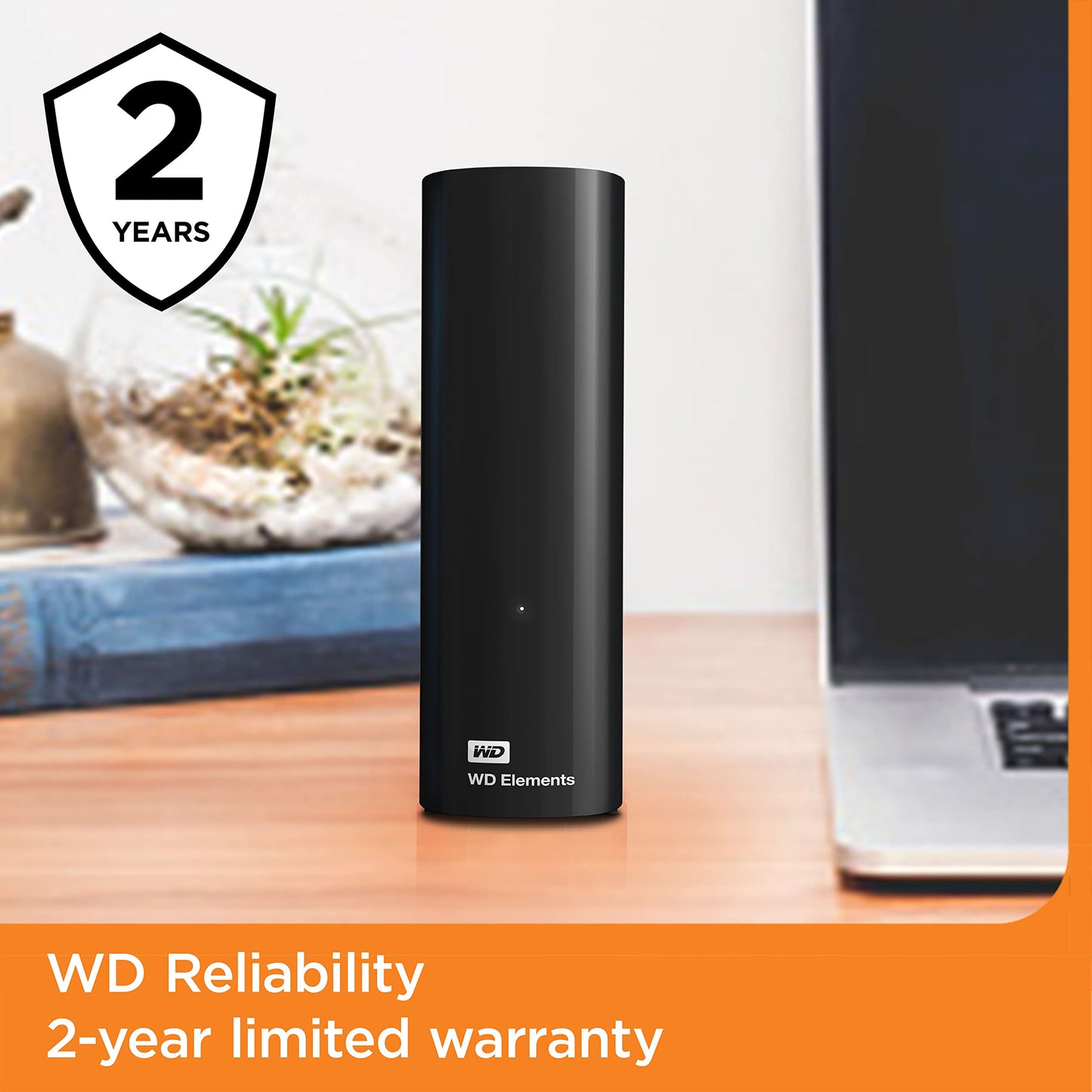 WD 1TB Elements SE - Portable SSD, USB 3.0, Compatible with PC, Mac - WDBAYN0010BBK-WESN