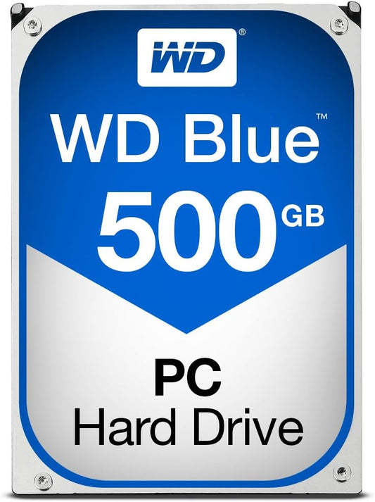 WD Blue 500GB Desktop Hard Disk Drive - 7200 RPM Class SATA 6Gb/s 32MB Cache 3.5 Inch - WD5000AZLX