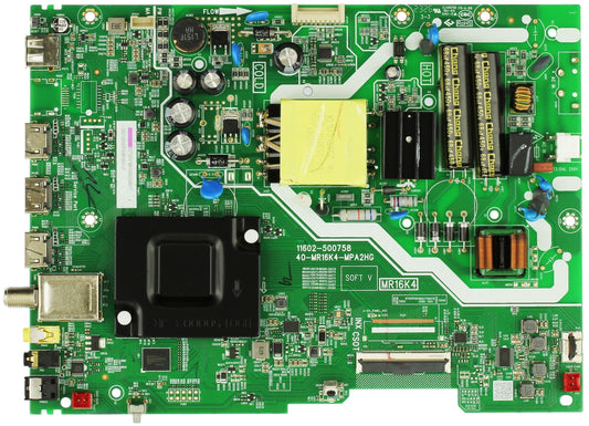 30800-000886 TCL Main Board, 30801-000860 , 40-MR16K4-MPA2HG , 11602-500758 , 43S310R