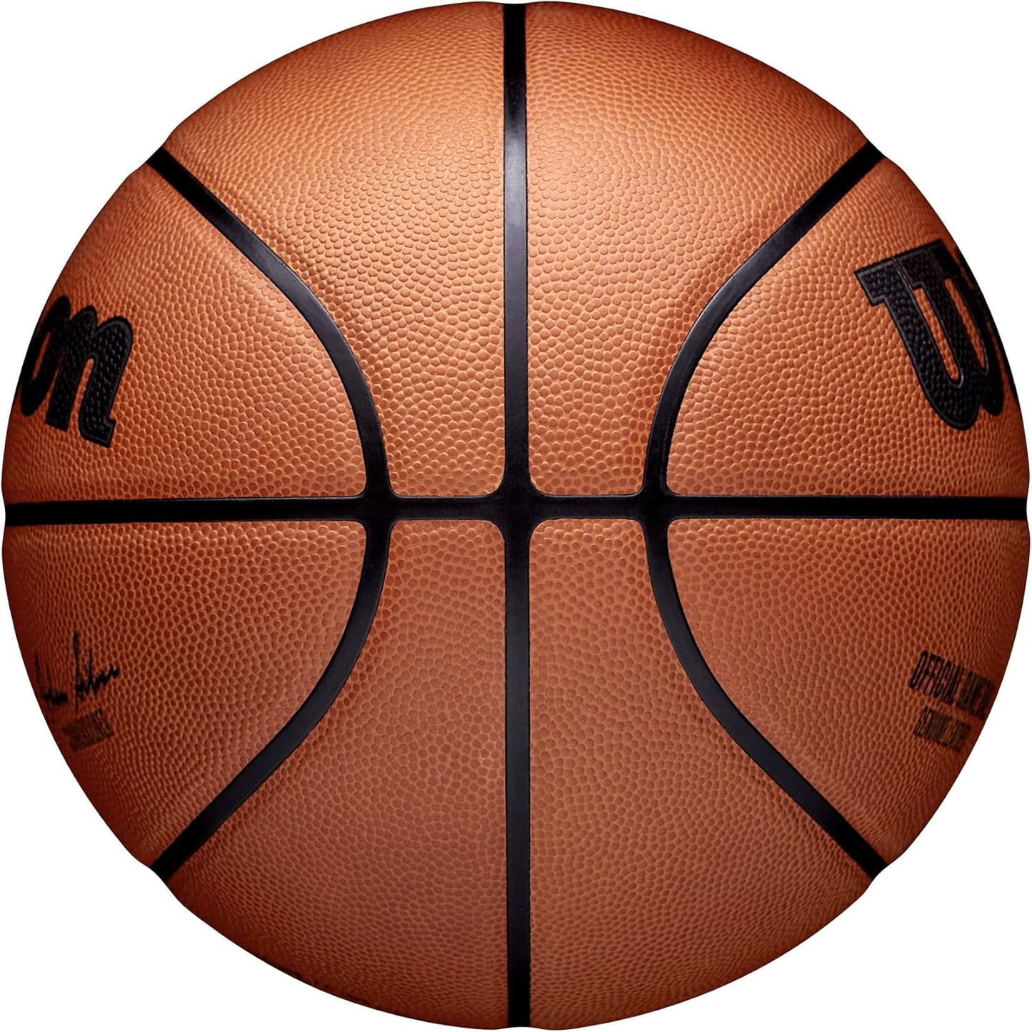 WILSON NBA Official Game Basketball - Brown, Size 7-29.5"