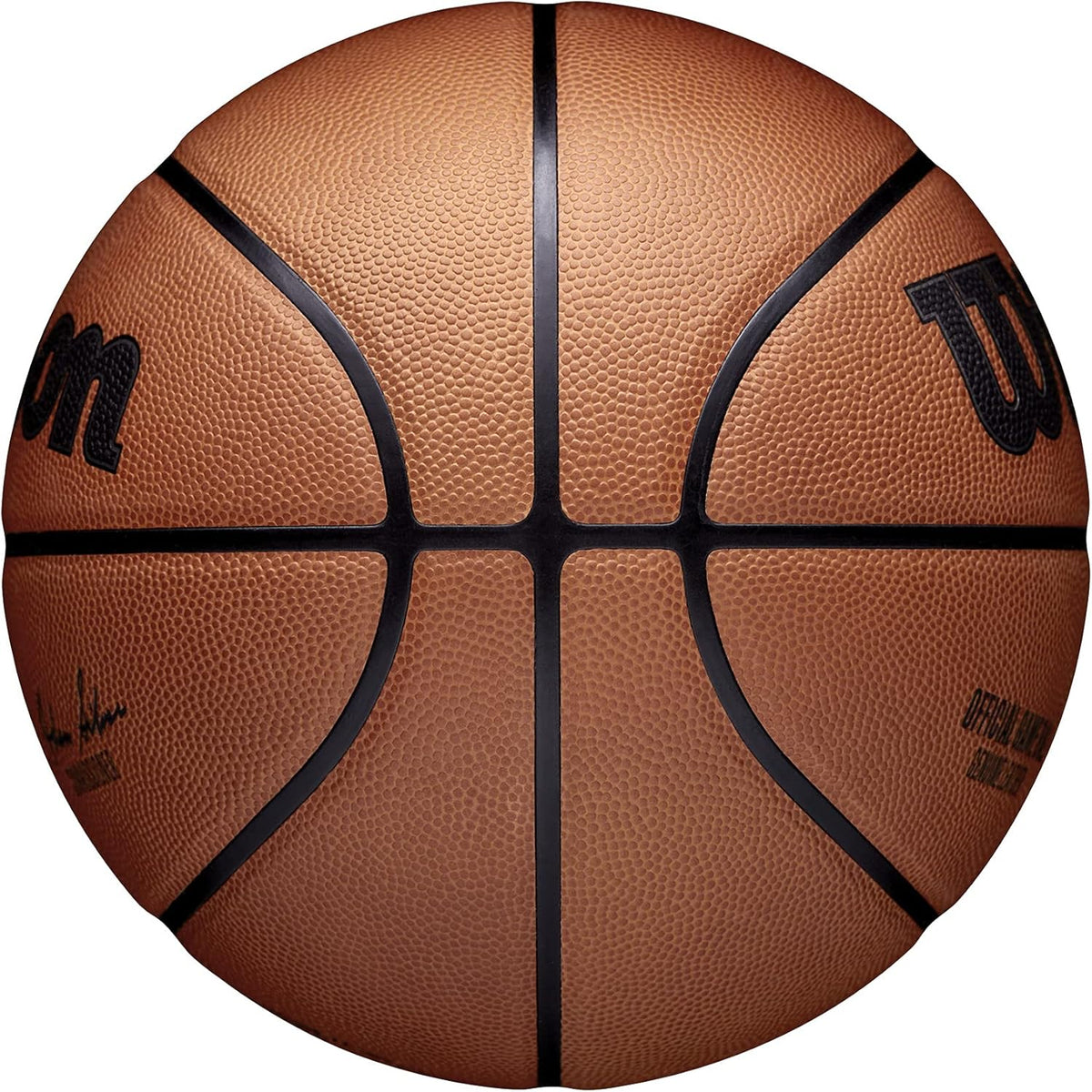 WILSON NBA Official Game Basketball - Brown, Size 7-29.5"