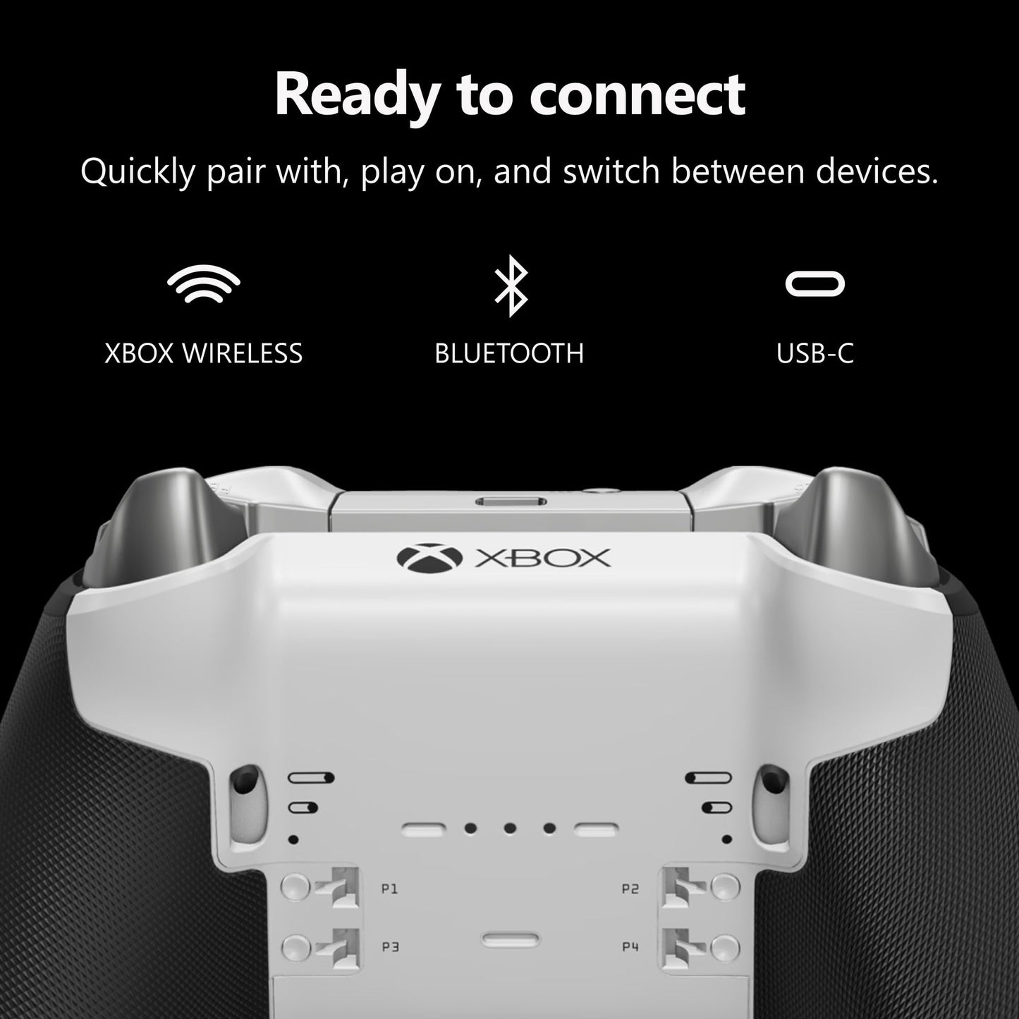 Xbox Wireless Gaming Controller | Elite Series 2 | Black | Console, PC, and Android | Adjustable Thumbsticks | Trigger Locks