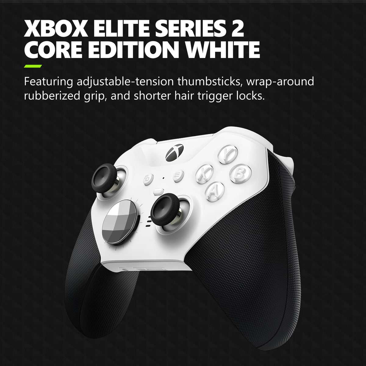 Xbox Wireless Gaming Controller | Elite Series 2 | Black | Console, PC, and Android | Adjustable Thumbsticks | Trigger Locks