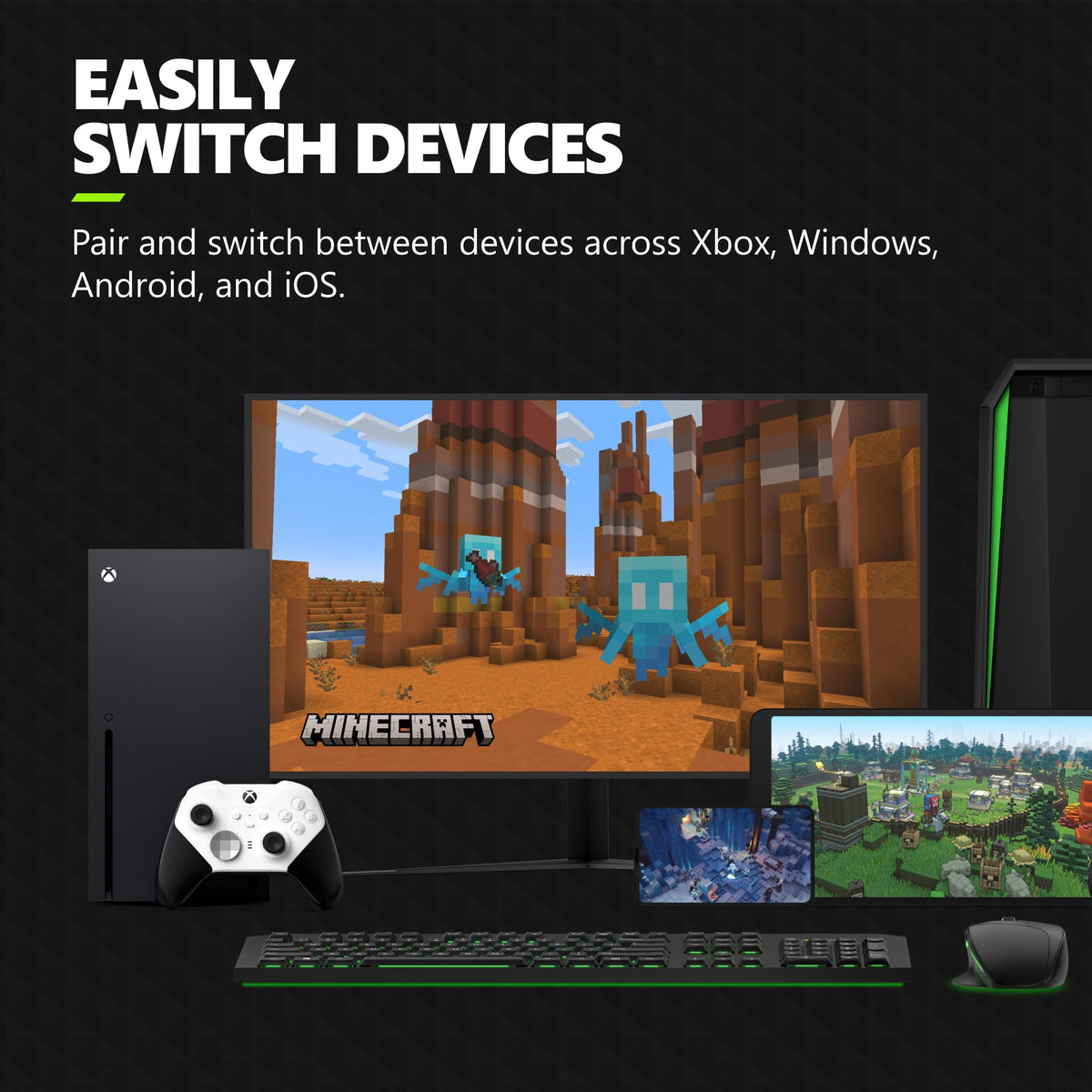 Xbox Wireless Gaming Controller | Elite Series 2 | Black | Console, PC, and Android | Adjustable Thumbsticks | Trigger Locks