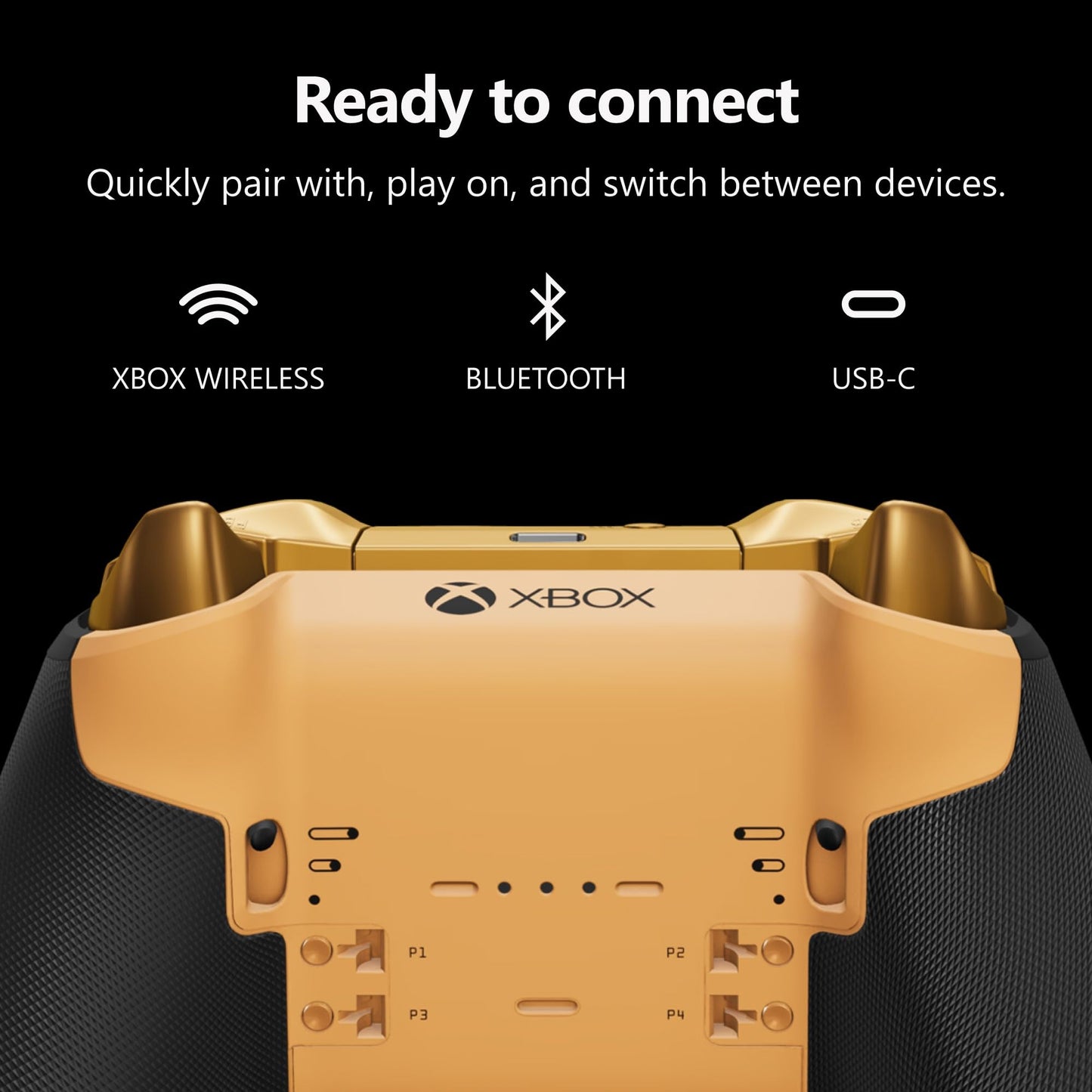 Xbox Wireless Gaming Controller | Elite Series 2 | Black | Console, PC, and Android | Adjustable Thumbsticks | Trigger Locks