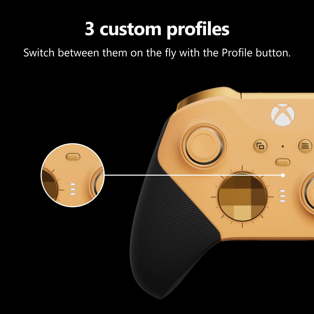 Xbox Wireless Gaming Controller | Elite Series 2 | Black | Console, PC, and Android | Adjustable Thumbsticks | Trigger Locks