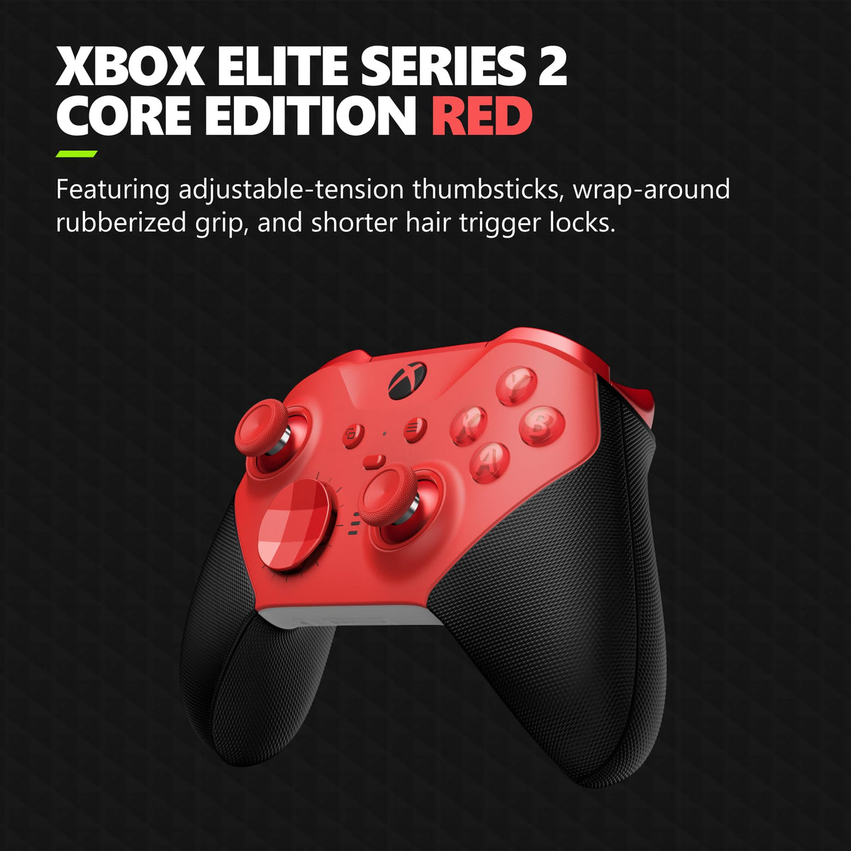 Xbox Wireless Gaming Controller | Elite Series 2 | Black | Console, PC, and Android | Adjustable Thumbsticks | Trigger Locks