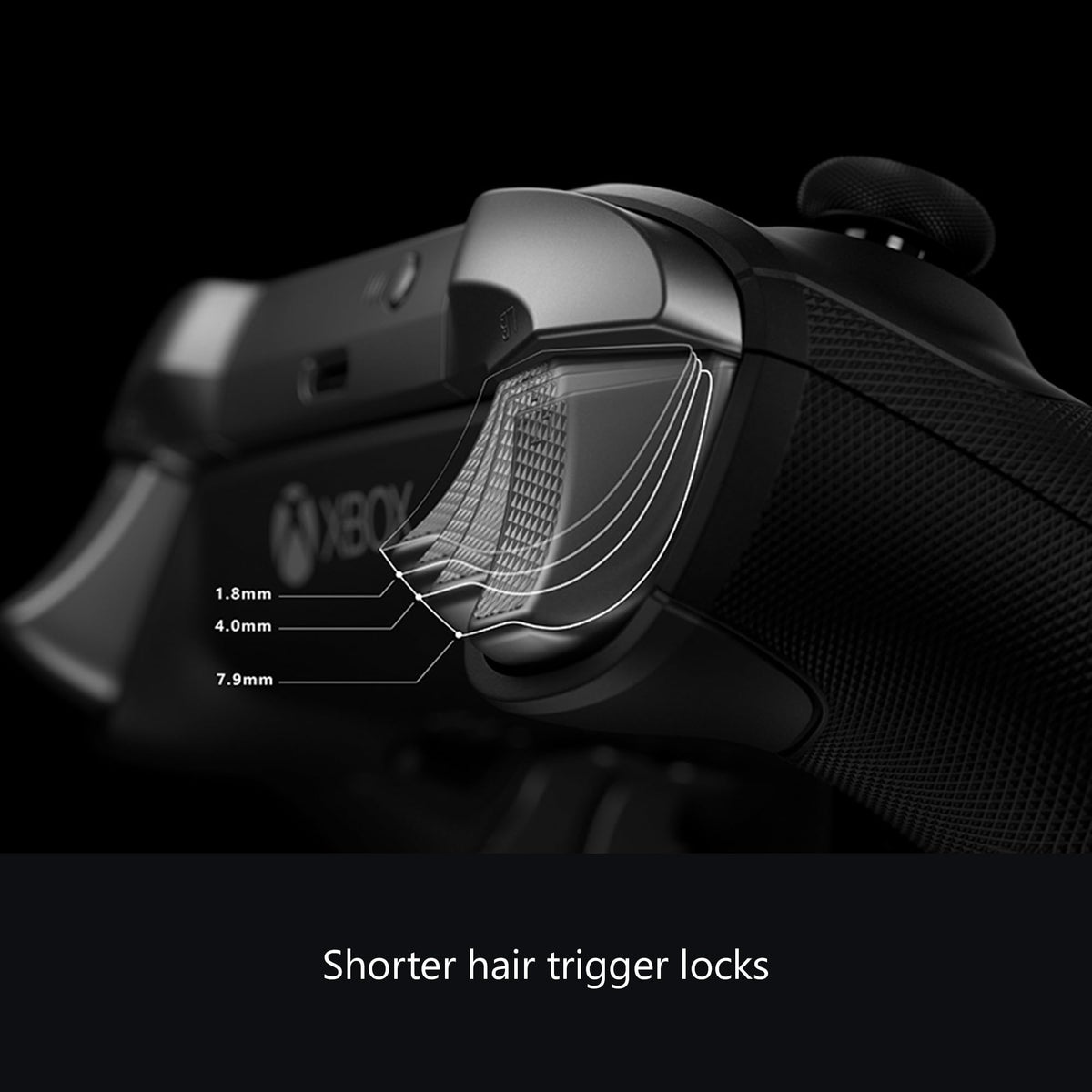 Xbox Wireless Gaming Controller | Elite Series 2 | Black | Console, PC, and Android | Adjustable Thumbsticks | Trigger Locks