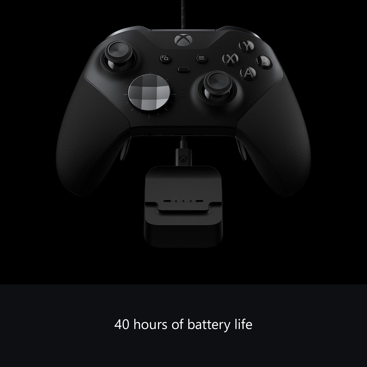 Xbox Wireless Gaming Controller | Elite Series 2 | Black | Console, PC, and Android | Adjustable Thumbsticks | Trigger Locks