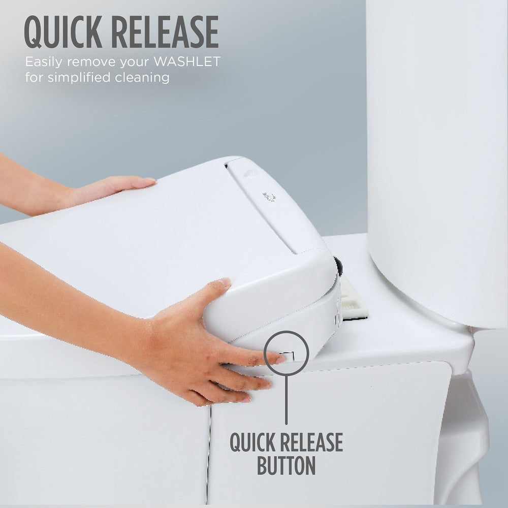TOTO S7 WASHLET+ Bidet Toilet Seat with EWATER+ Bowl and Wand Cleaning and Lid