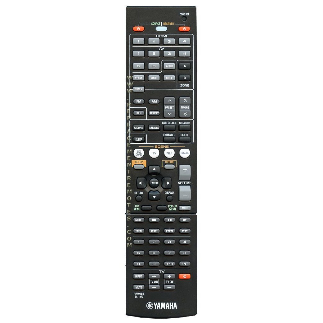 Yamaha RAV465 Receiver Remote Control