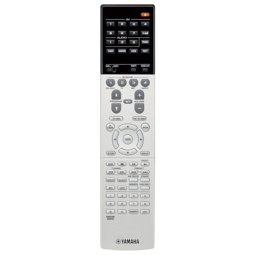 Yamaha RAV542 A/V Receiver Remote Control - ZP601700