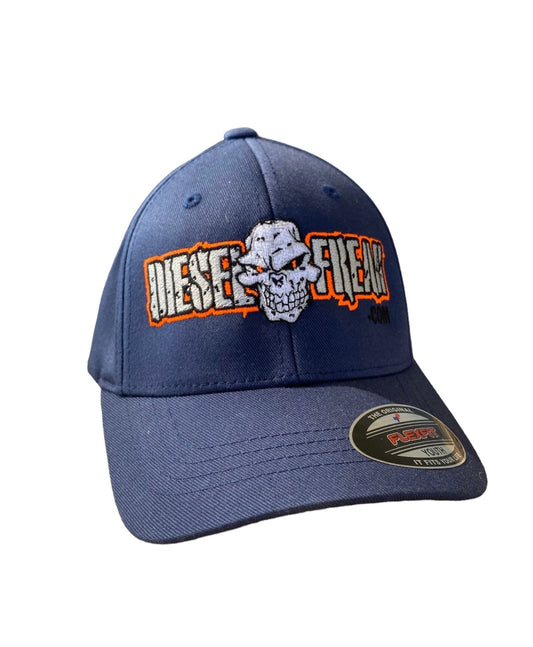 Youth Navy and Orange Diesel Freak Hat