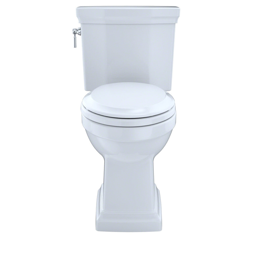 TOTO Promenade II Two-Piece Elongated 1.28 GPF Toilet, Cotton White, CST404CEFG#01